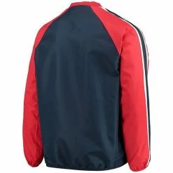 Men's G-III Sports By Carl Banks Navy/Red St. Louis Cardinals Kickoff Raglan V-Neck Pullover Jacket -G-III Sales Store unnamed file 3393