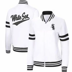 Women's G-III 4Her By Carl Banks White Chicago White Sox Pre-Game Full-Zip Track Jacket