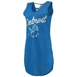 Women's G-III 4Her By Carl Banks Blue Detroit Lions Game Time Swim V-Neck Cover-Up Dress 2 Women's G-III 4Her By Carl Banks Blue Detroit Lions Game Time Swim V-Neck Cover-Up Dress -G-III Sales Store unnamed file 3413
