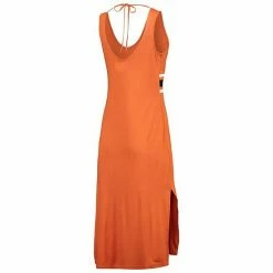 Women's G-III Sports By Carl Banks Texas Orange Texas Longhorns Opening Day V-Neck Maxi Dress -G-III Sales Store unnamed file 3435