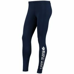 Women's G-III 4Her By Carl Banks Navy Toronto Maple Leafs Play Action Leggings -G-III Sales Store unnamed file 3485