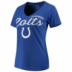 Women's G-III 4Her By Carl Banks Royal Indianapolis Colts Post Season V-Neck T-Shirt 2 Women's G-III 4Her By Carl Banks Royal Indianapolis Colts Post Season V-Neck T-Shirt -G-III Sales Store unnamed file 349