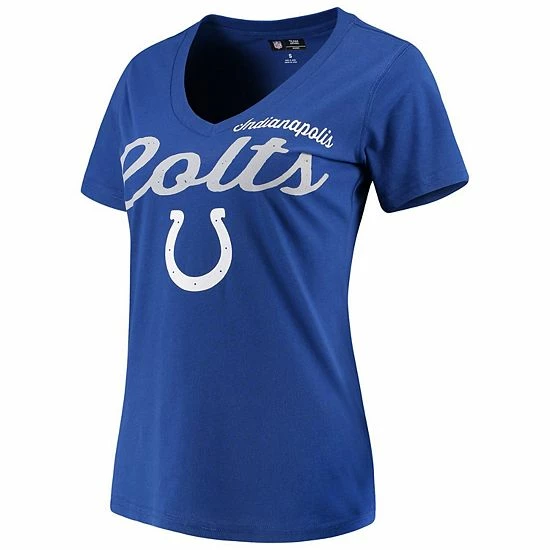Women's G-III 4Her by Carl Banks Royal Indianapolis Colts Post Season V-Neck T-Shirt Women's G-III 4Her By Carl Banks Royal Indianapolis Colts Post Season V-Neck T-Shirt -G-III Sales Store unnamed file 349