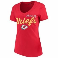 Women's G-III 4Her By Carl Banks Red Kansas City Chiefs Post Season V-Neck T-Shirt 2 Women's G-III 4Her By Carl Banks Red Kansas City Chiefs Post Season V-Neck T-Shirt -G-III Sales Store unnamed file 35