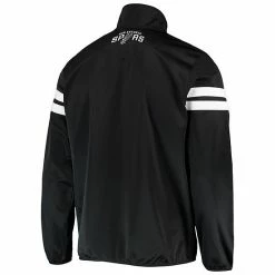 Men's G-III Sports By Carl Banks Black/Gray San Antonio Spurs Power Pitcher Full-Zip Track Jacket -G-III Sales Store unnamed file 3508