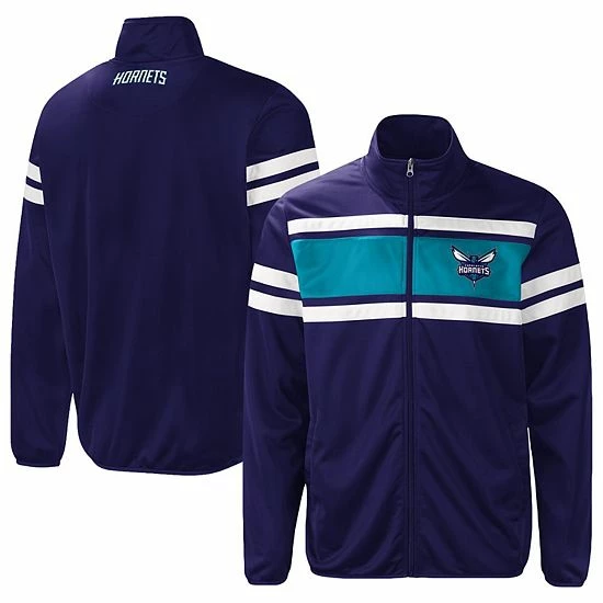 Men's G-III Sports by Carl Banks Purple Charlotte Hornets Power Pitcher Full-Zip Track Jacket Men's G-III Sports By Carl Banks Purple Charlotte Hornets Power Pitcher Full-Zip Track Jacket -G-III Sales Store unnamed file 3555