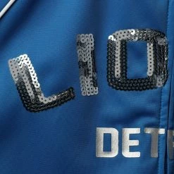 Women's G-III 4Her By Carl Banks Blue/White Detroit Lions Backfield Raglan Full-Zip Track Jacket -G-III Sales Store unnamed file 3579