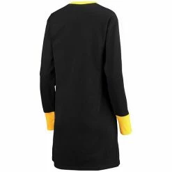 Women's G-III 4Her By Carl Banks Black Pittsburgh Steelers Hurry Up Offense T-Shirt Dress -G-III Sales Store unnamed file 3583