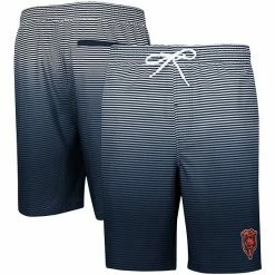 Men's G-III Sports By Carl Banks Navy Chicago Bears Ocean Swim Trunks