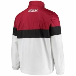 Men's G-III Sports By Carl Banks White Indiana Hoosiers No Huddle Half-Zip Pullover Jacket 5 Men's G-III Sports By Carl Banks White Indiana Hoosiers No Huddle Half-Zip Pullover Jacket -G-III Sales Store unnamed file 3602