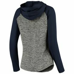 Women's G-III 4Her By Carl Banks Heathered Gray/Orange Denver Broncos Championship Ring Pullover Hoodie -G-III Sales Store unnamed file 3619