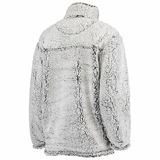 Women's G-III 4Her by Carl Banks Gray Arizona Coyotes Team Sherpa Quarter-Zip Jacket Women's G-III 4Her By Carl Banks Gray Arizona Coyotes Team Sherpa Quarter-Zip Jacket -G-III Sales Store unnamed file 3632