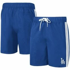 Men's G-III Sports By Carl Banks Royal Los Angeles Dodgers Sand Beach Volley Swim Shorts