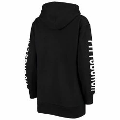 Women's G-III 4Her By Carl Banks Black Pittsburgh Steelers Extra Point Pullover Hoodie -G-III Sales Store unnamed file 366