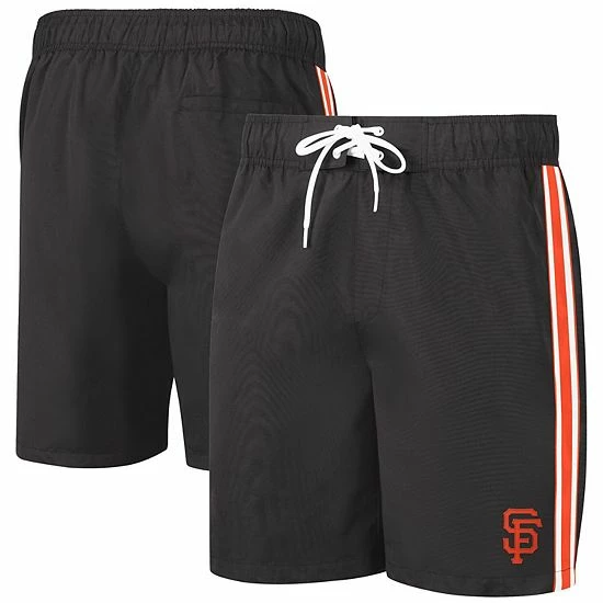 Men's G-III Sports by Carl Banks Black San Francisco Giants Sand Beach Volley Swim Shorts Men's G-III Sports By Carl Banks Black San Francisco Giants Sand Beach Volley Swim Shorts -G-III Sales Store unnamed file 3660