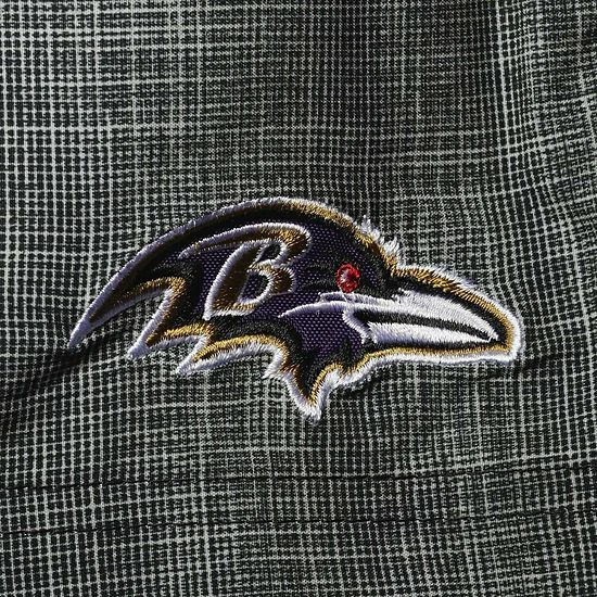 Men's G-III Sports By Carl Banks Black Baltimore Ravens Horizon Swim Shorts - Image 5