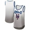 Women's G-III 4Her By Carl Banks White New York Mets Logo Opening Day Tank Top