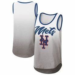 Women's G-III 4Her By Carl Banks White New York Mets Logo Opening Day Tank Top