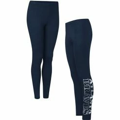 Women's G-III 4Her By Carl Banks Navy Atlanta Braves Stadium Leggings