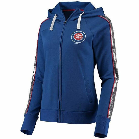 Women's G-III 4Her by Carl Banks Royal Chicago Cubs Game Changer Raglan Full-Zip Hoodie Women's G-III 4Her By Carl Banks Royal Chicago Cubs Game Changer Raglan Full-Zip Hoodie -G-III Sales Store unnamed file 3693