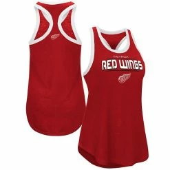 Women's G-III Sports By Carl Banks Red Detroit Red Wings Showdown Slub Racerback Tank Top