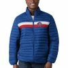 Men's G-III Sports By Carl Banks Royal Chicago Cubs Yard Line Quilted Full-Zip Jacket