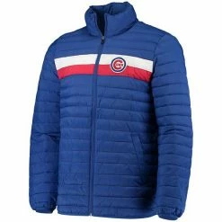 Men's G-III Sports By Carl Banks Royal Chicago Cubs Yard Line Quilted Full-Zip Jacket -G-III Sales Store unnamed file 3756