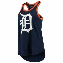 Women's G-III 4Her By Carl Banks Navy Detroit Tigers Team Logo Tater Racerback Tank Top 2 Women's G-III 4Her By Carl Banks Navy Detroit Tigers Team Logo Tater Racerback Tank Top -G-III Sales Store unnamed file 3759