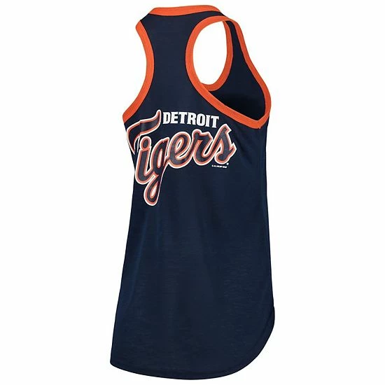Women's G-III 4Her by Carl Banks Navy Detroit Tigers Team Logo Tater Racerback Tank Top Women's G-III 4Her By Carl Banks Navy Detroit Tigers Team Logo Tater Racerback Tank Top -G-III Sales Store unnamed file 3760