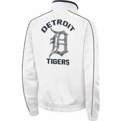 Women's G-III 4Her By Carl Banks White Detroit Tigers Gamer Full-Zip Track Jacket -G-III Sales Store unnamed file 3769
