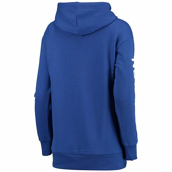 Women's G-III 4Her By Carl Banks Blue New York Rangers Extra Inning Pullover Hoodie 3 Women's G-III 4Her By Carl Banks Blue New York Rangers Extra Inning Pullover Hoodie - Image 3