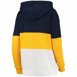 Women's G-III Sports By Carl Banks Navy/Gold Milwaukee Brewers Block And Tackle Colorblock Pullover Hoodie 3 Women's G-III Sports By Carl Banks Navy/Gold Milwaukee Brewers Block And Tackle Colorblock Pullover Hoodie -G-III Sales Store unnamed file 3790