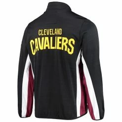 Men's G-III Sports By Carl Banks Black Cleveland Cavaliers 75th Anniversary Power Forward Space-Dye Full-Zip Track Jacket -G-III Sales Store unnamed file 3802