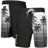 Men's G-III Sports By Carl Banks Black New Orleans Saints Volley Swim Trunks