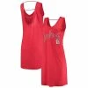 Women's G-III 4Her By Carl Banks Heathered Red St. Louis Cardinals Swim Cover-Up Dress