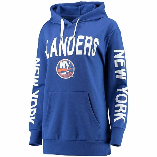 Women's G-III 4Her by Carl Banks Royal New York Islanders Extra Inning Pullover Hoodie Women's G-III 4Her By Carl Banks Royal New York Islanders Extra Inning Pullover Hoodie -G-III Sales Store unnamed file 382