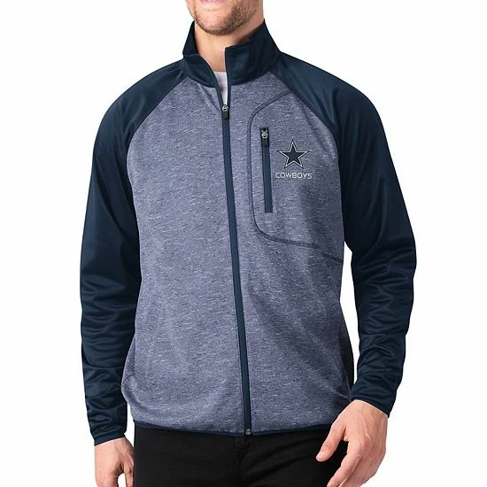 Men's G-III Sports by Carl Banks Navy Dallas Cowboys Front Runner Transitional Raglan Full-Zip Jacket Men's G-III Sports By Carl Banks Navy Dallas Cowboys Front Runner Transitional Raglan Full-Zip Jacket -G-III Sales Store unnamed file 3833