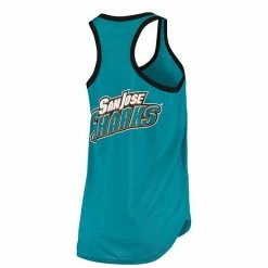 Women's G-III 4Her By Carl Banks Teal San Jose Sharks Team Color Tater Tank Top 3 Women's G-III 4Her By Carl Banks Teal San Jose Sharks Team Color Tater Tank Top -G-III Sales Store unnamed file 3839