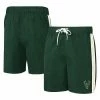 Men's G-III Sports By Carl Banks Kelly Green/Cream Milwaukee Bucks Sand Beach Volley Swim Shorts