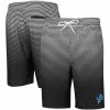 Men's G-III Sports By Carl Banks Black Detroit Lions Ocean Swim Trunks