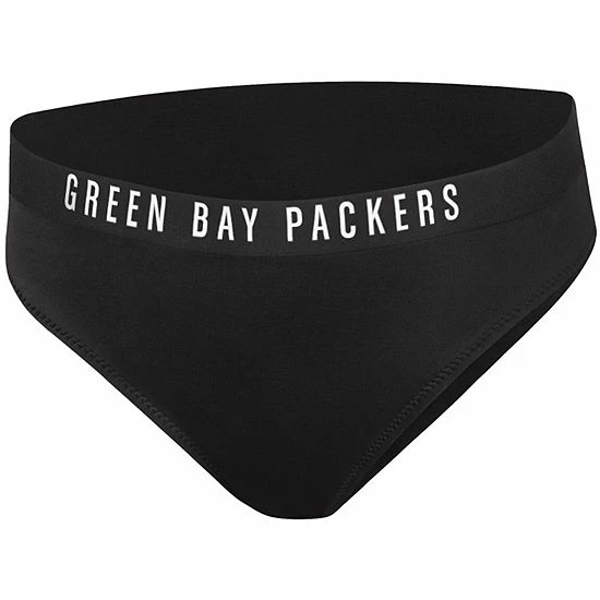 Women's G-III 4Her by Carl Banks Black Green Bay Packers All-Star Bikini Bottom Women's G-III 4Her By Carl Banks Black Green Bay Packers All-Star Bikini Bottom -G-III Sales Store unnamed file 3904