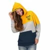Women's G-III 4Her By Carl Banks Gray/Navy Nashville Predators Gridiron Pullover Hoodie