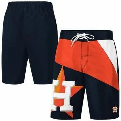 Men's G-III Sports By Carl Banks Navy Houston Astros Wind Wave Swim Shorts