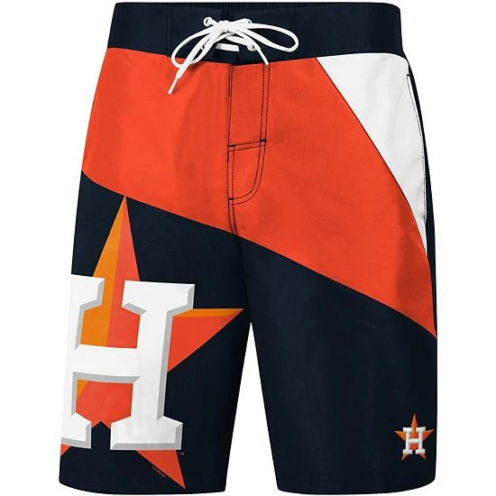 Men's G-III Sports by Carl Banks Navy Houston Astros Wind Wave Swim Shorts Men's G-III Sports By Carl Banks Navy Houston Astros Wind Wave Swim Shorts -G-III Sales Store unnamed file 3921