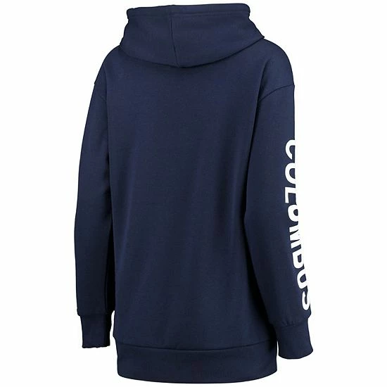 Women's G-III 4Her by Carl Banks Navy Columbus Blue Jackets Extra Inning Pullover Hoodie Women's G-III 4Her By Carl Banks Navy Columbus Blue Jackets Extra Inning Pullover Hoodie -G-III Sales Store unnamed file 393