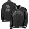 Men's G-III Sports By Carl Banks Black Boston Red Sox Power Play Full-Zip Jacket