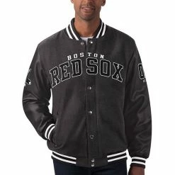 Men's G-III Sports By Carl Banks Black Boston Red Sox Power Play Full-Zip Jacket -G-III Sales Store unnamed file 3939
