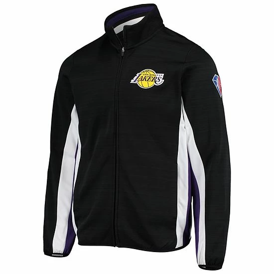 Men's G-III Sports by Carl Banks Black Los Angeles Lakers 75th Anniversary Power Forward Space-Dye Full-Zip Track Jacket Men's G-III Sports By Carl Banks Black Los Angeles Lakers 75th Anniversary Power Forward Space-Dye Full-Zip Track Jacket -G-III Sales Store unnamed file 3942