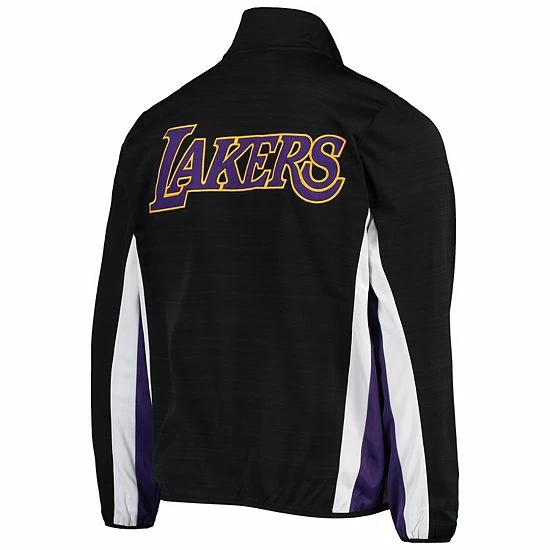 Men's G-III Sports by Carl Banks Black Los Angeles Lakers 75th Anniversary Power Forward Space-Dye Full-Zip Track Jacket Men's G-III Sports By Carl Banks Black Los Angeles Lakers 75th Anniversary Power Forward Space-Dye Full-Zip Track Jacket -G-III Sales Store unnamed file 3943