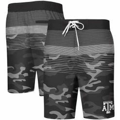 Men's G-III Sports By Carl Banks Black Texas A&M Aggies Wave Camo Swim Trunks
